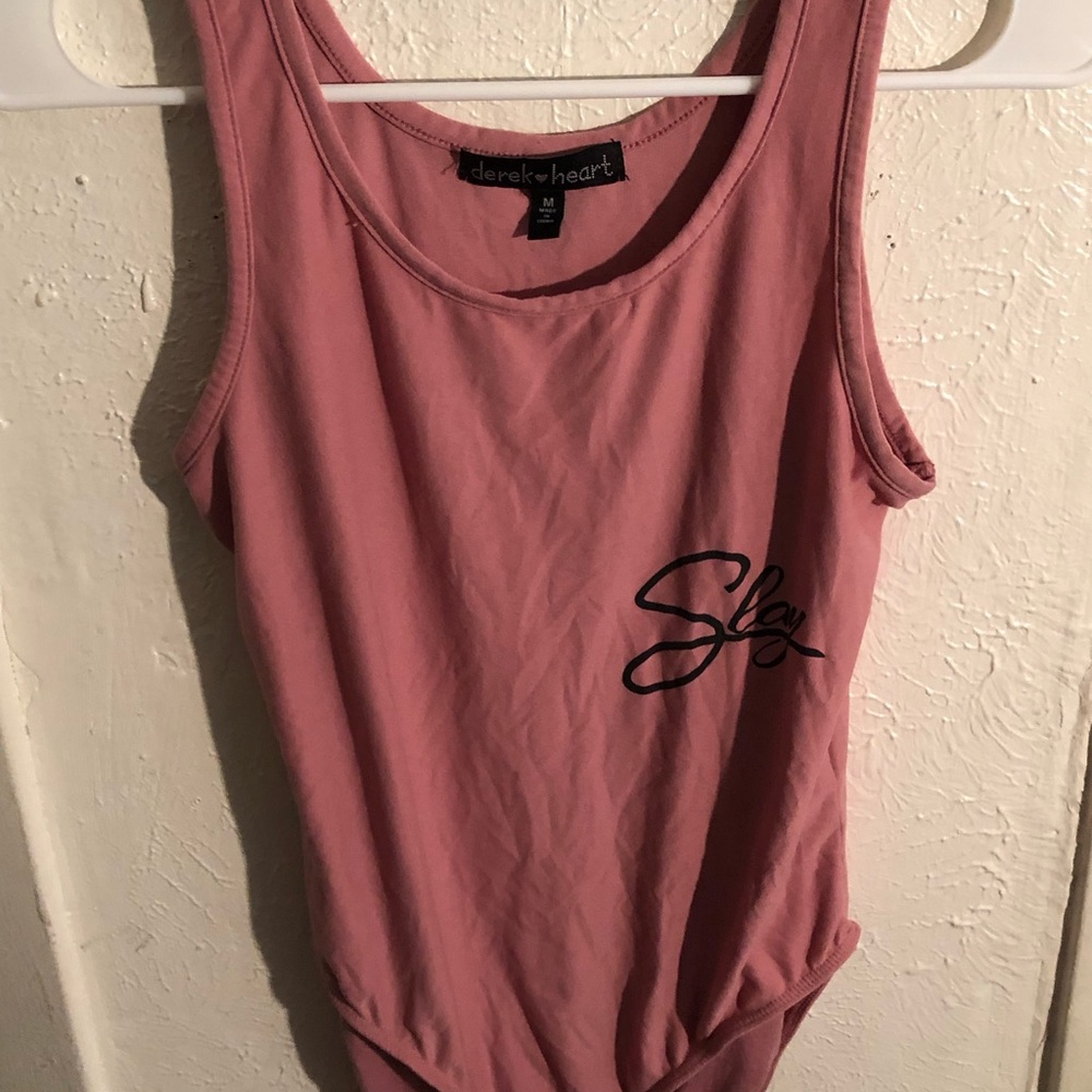 Pink bodysuit